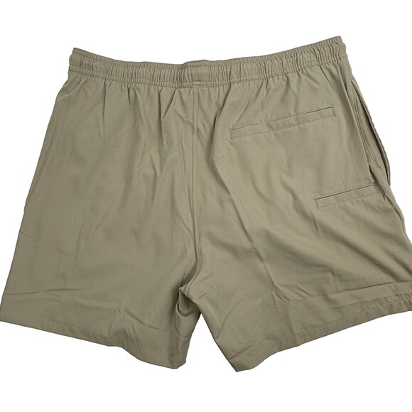 HUK Pursuit Volley Swim Shorts Performance Fishing Khaki Mesh Lined Trunks XL - Picture 6 of 11